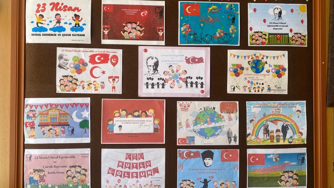 23 NİSAN ULUSAL EGEMENLİK VE ÇOCUK BAYRAMI CANVA POSTER ÇALIŞMASI